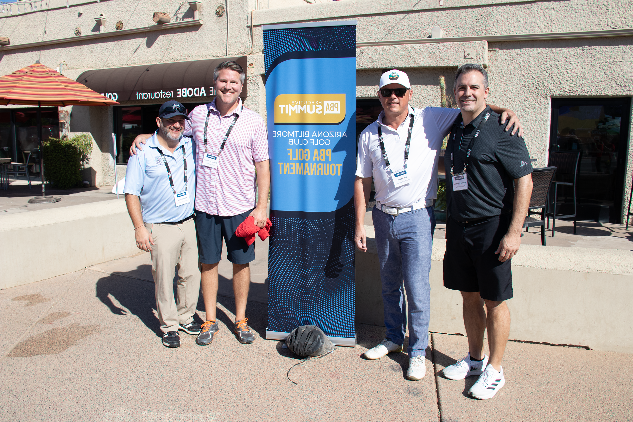 nba竞猜官网 Executive Summit 2023 attendees at the golf tournament at Arizona Biltmore
